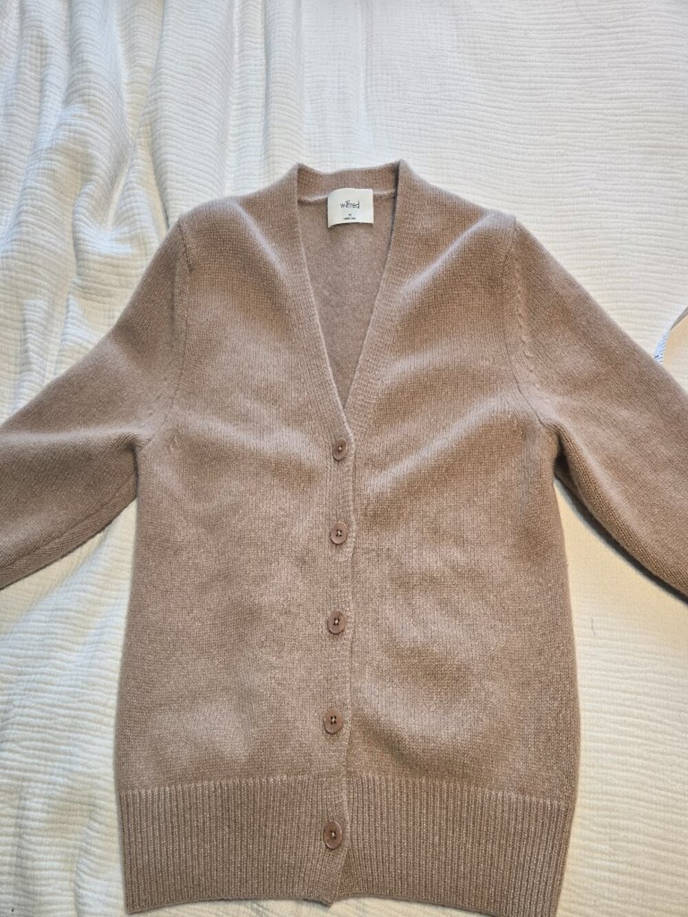 Aritzia v-neck 100% cashmere sweater